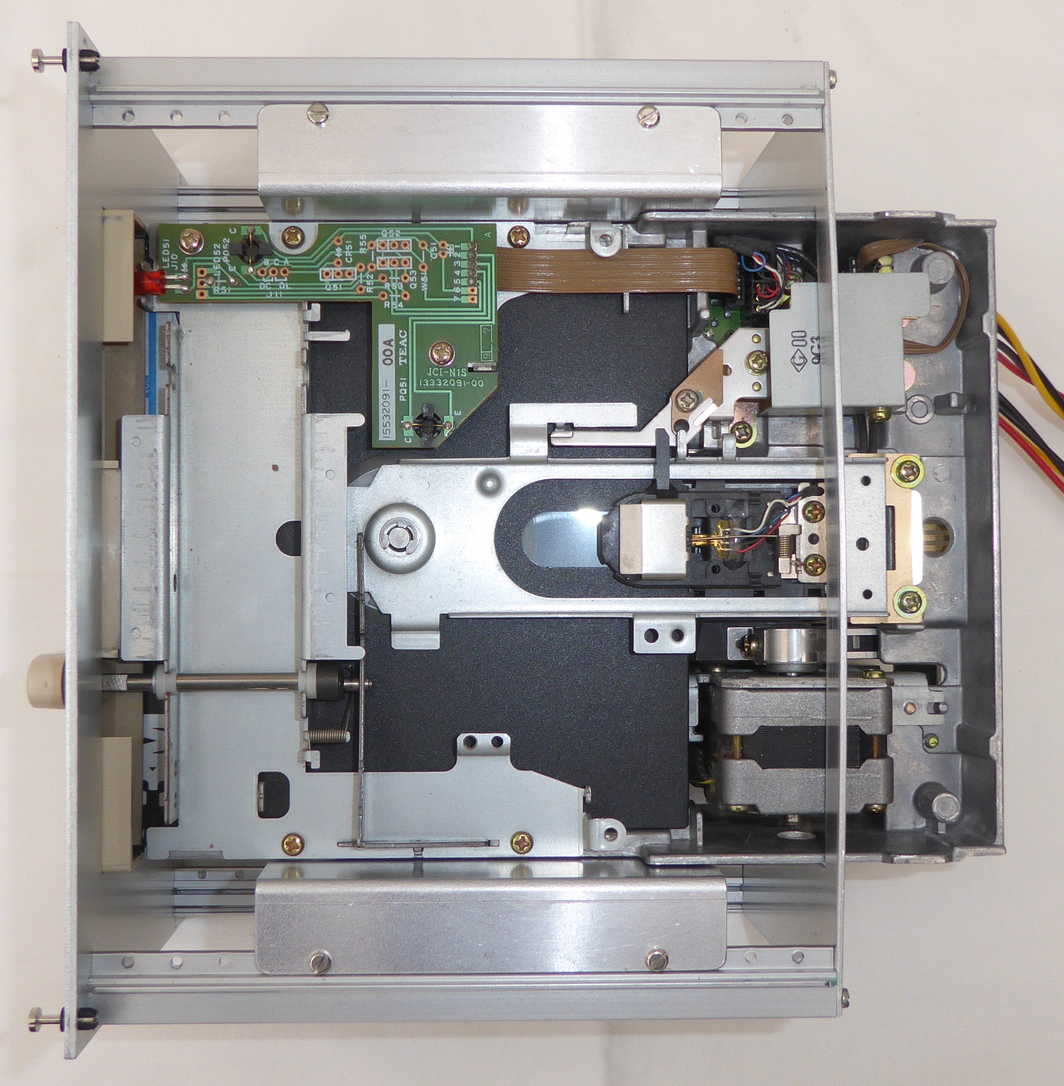 Dual 5.25" Floppy Drive Module (Horizontal) Top View