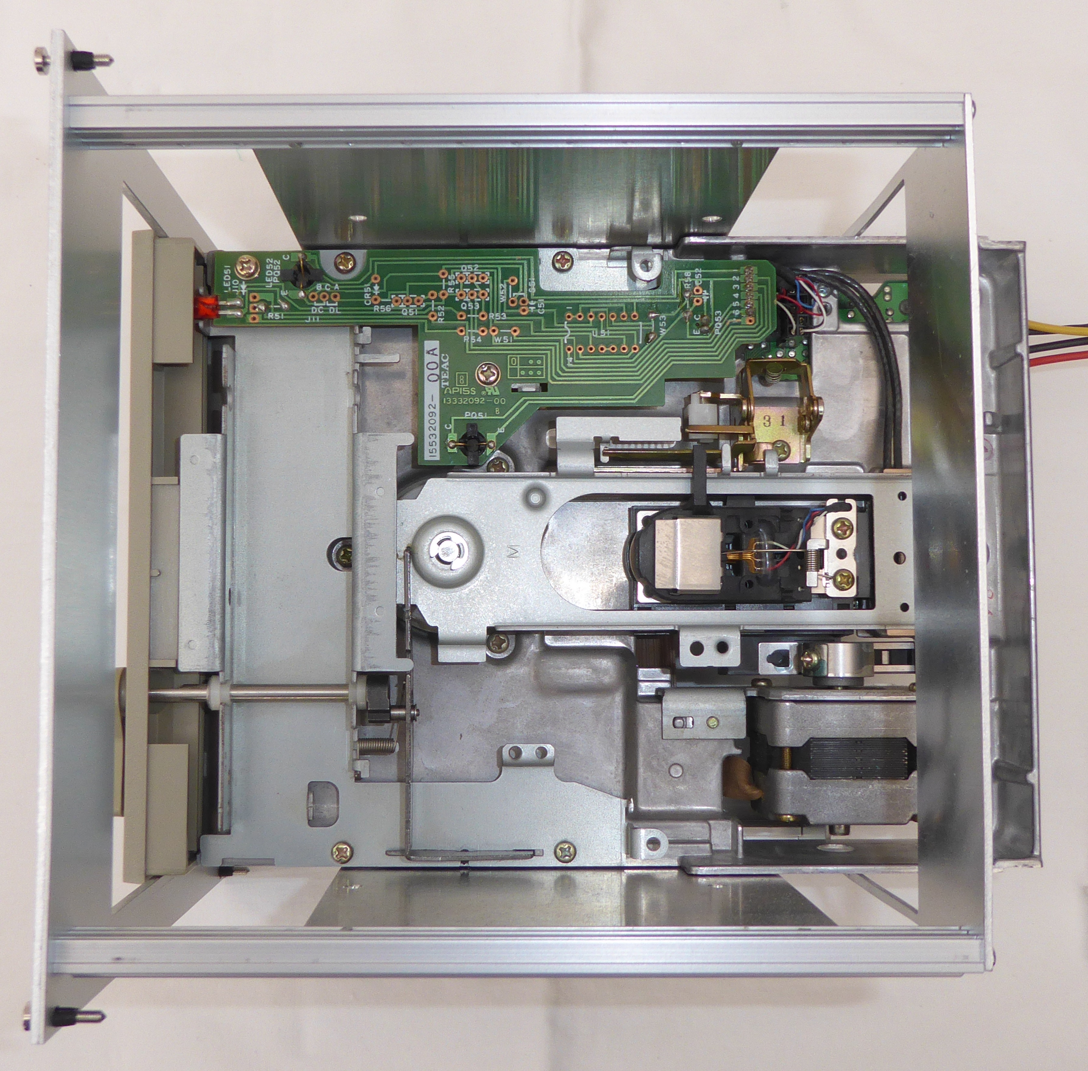 Dual 5.25" Floppy Drive Module (Vertical) Right Side View