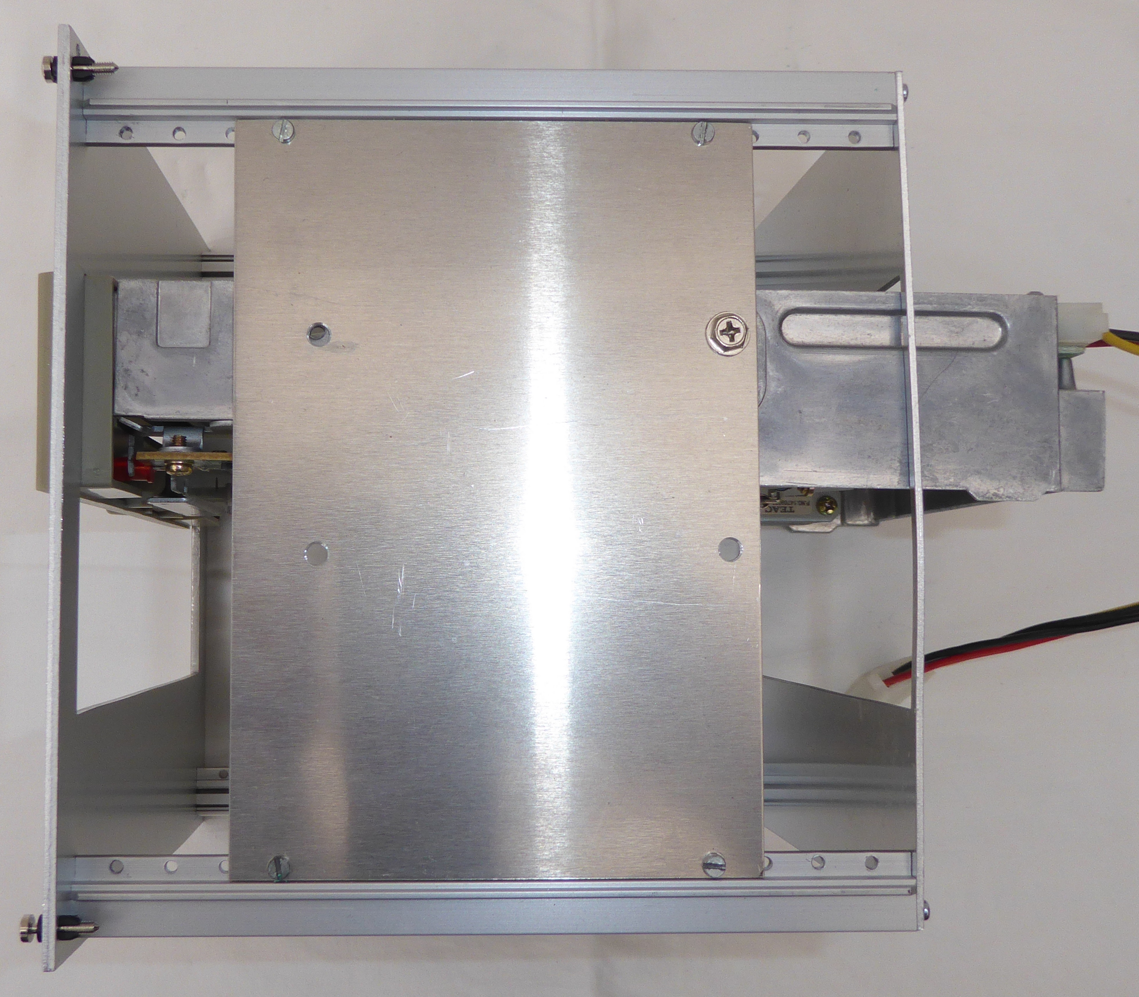 Dual 5.25" Floppy Drive Module (Vertical) Top View