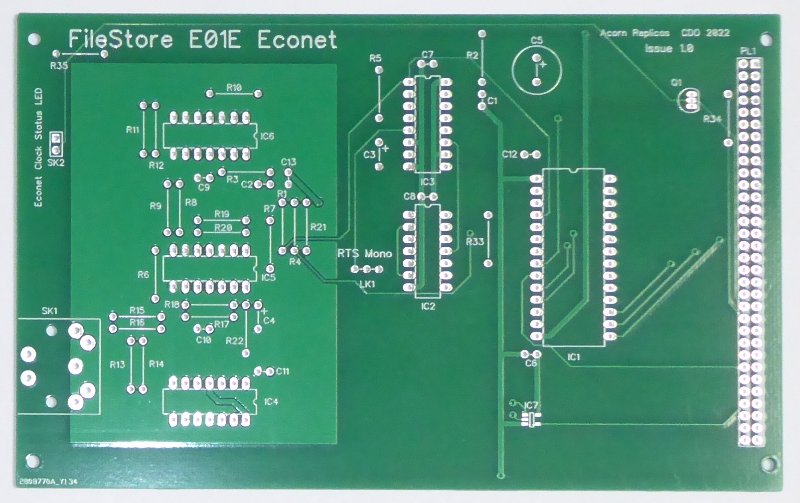 FileStore E01E Econet PCB
