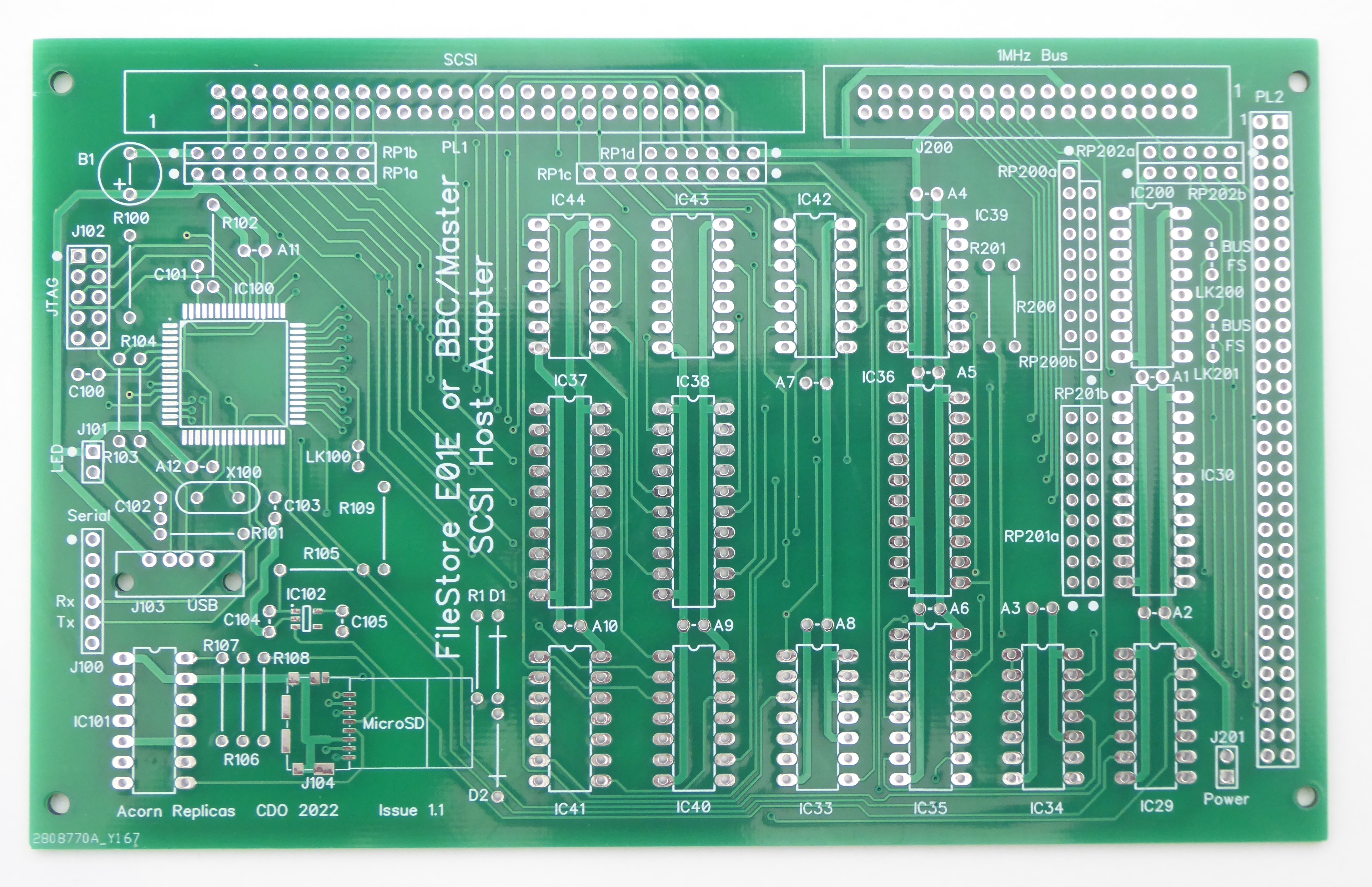 SCSI Board PCB