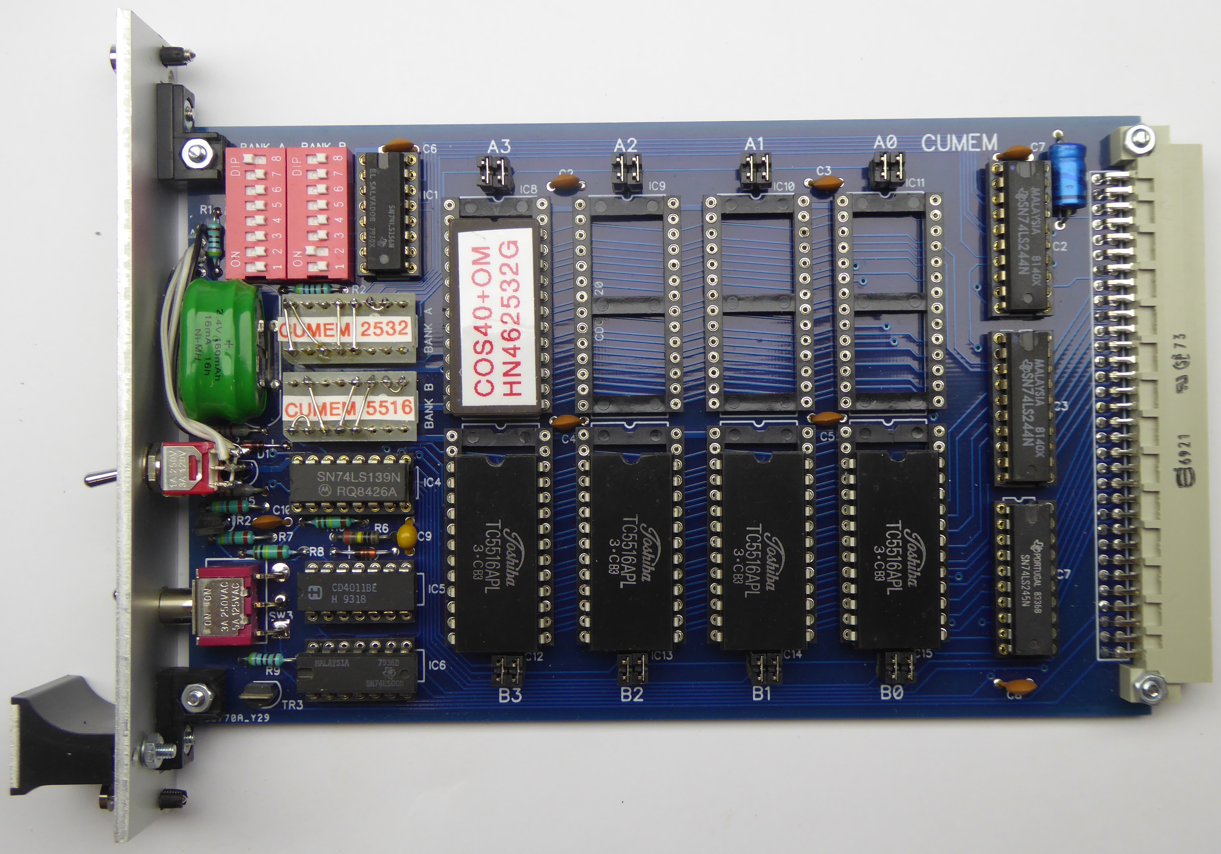 Replica CUMEM Universal Memory Carrier Board with Extra Switch
