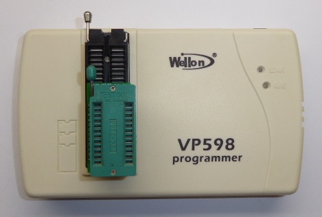 Wellon VP598 Programmer with Adapter Fitted