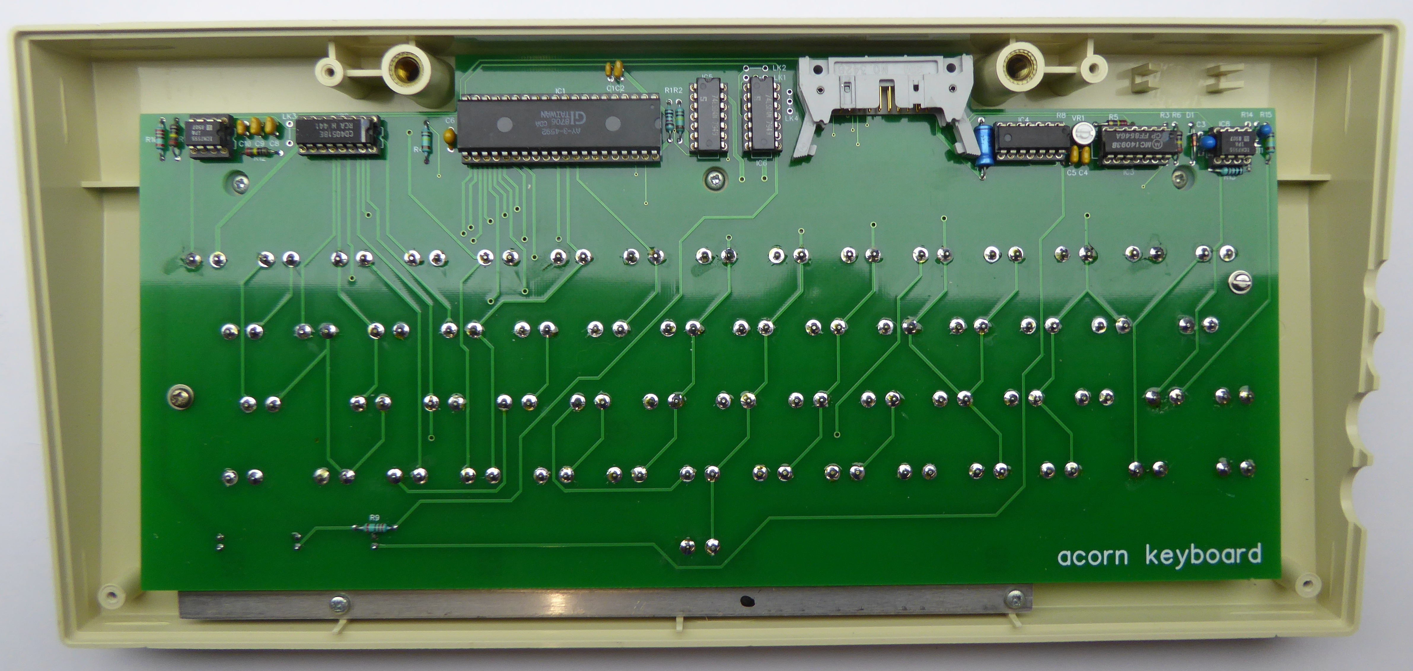 ASCII Keyboard (Electron) Rear View