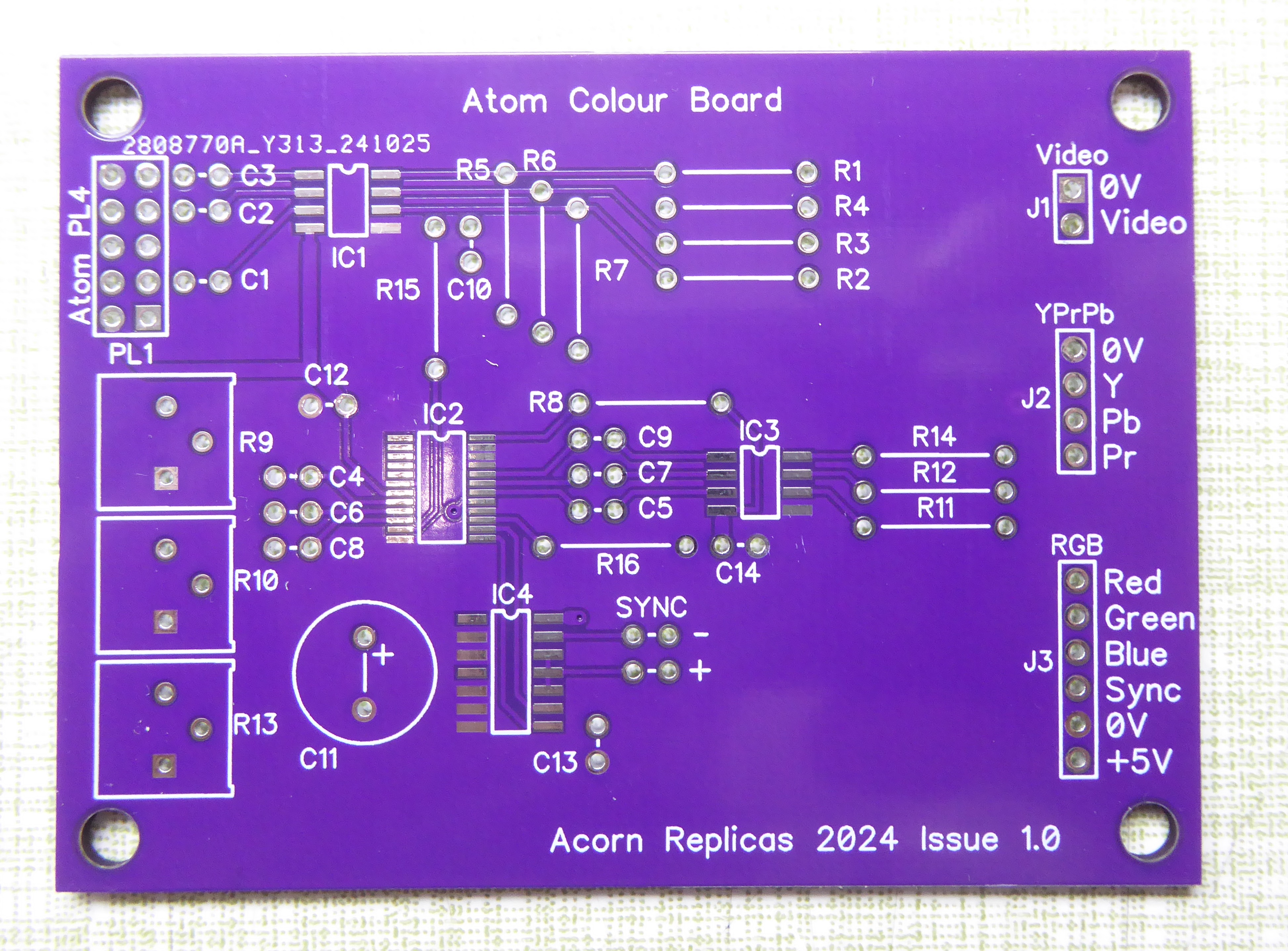 Atom Colour Board PCB