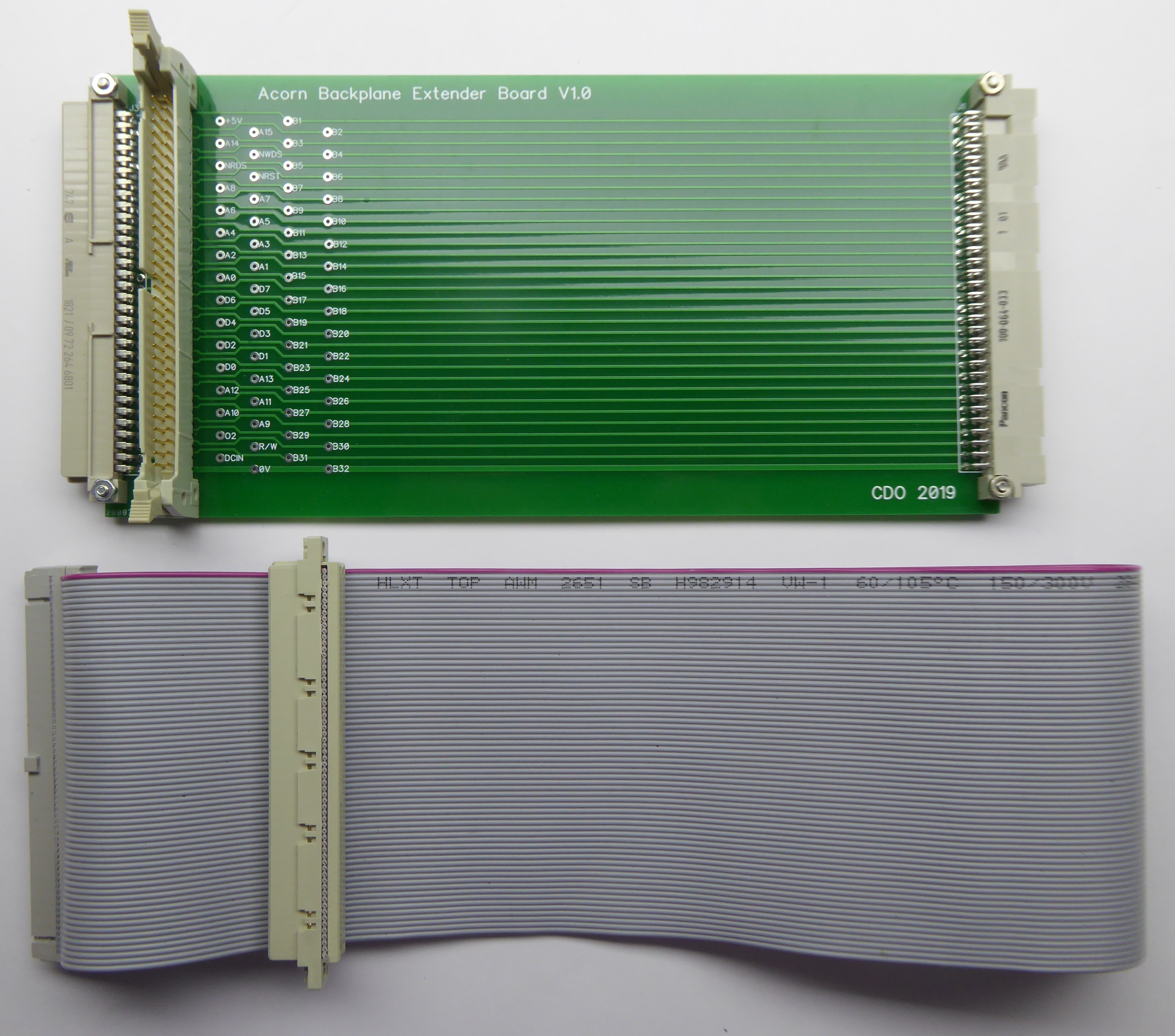 Backplane Extender Board Assembled