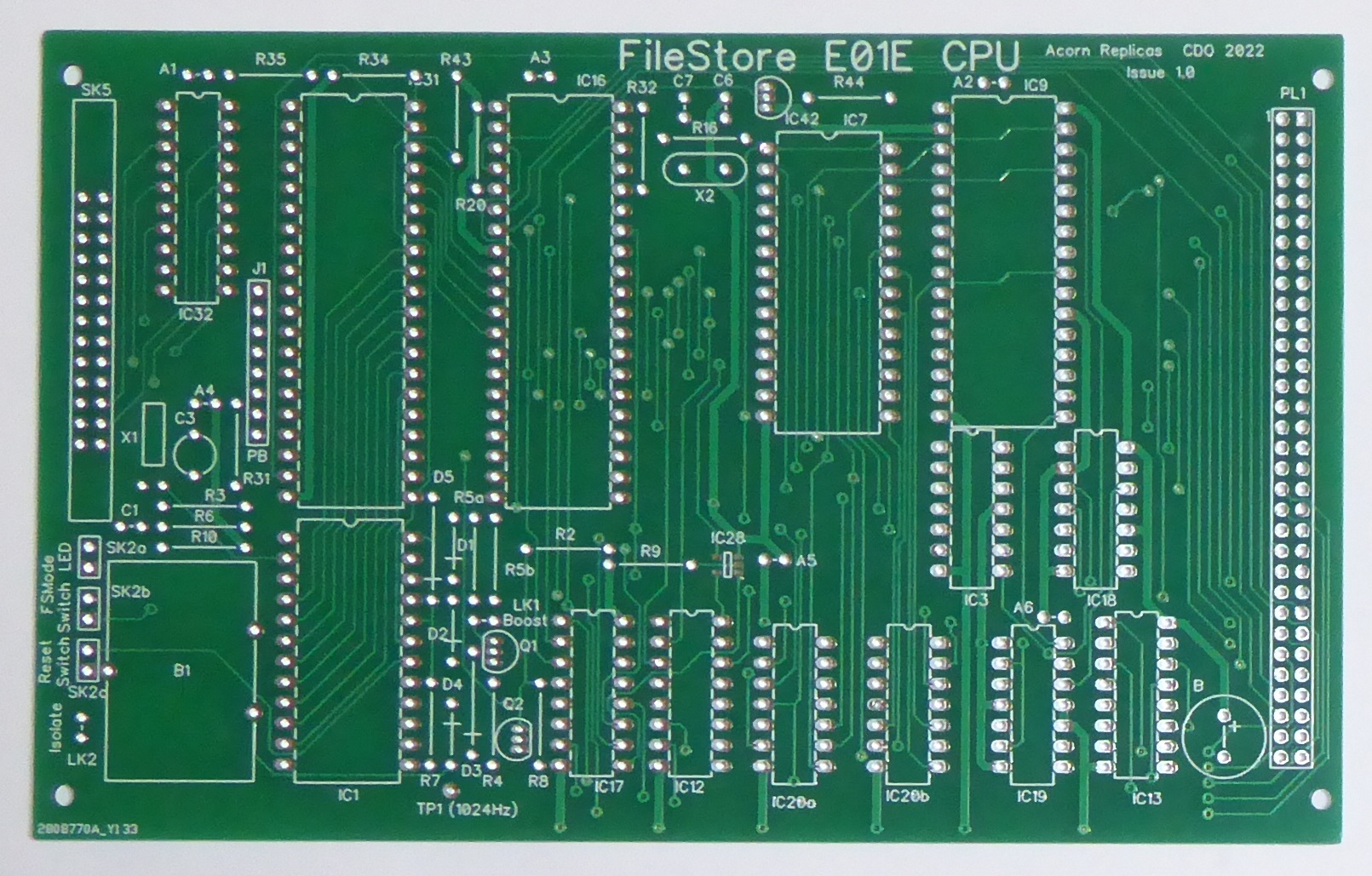 FileStore E01E CPU PCB