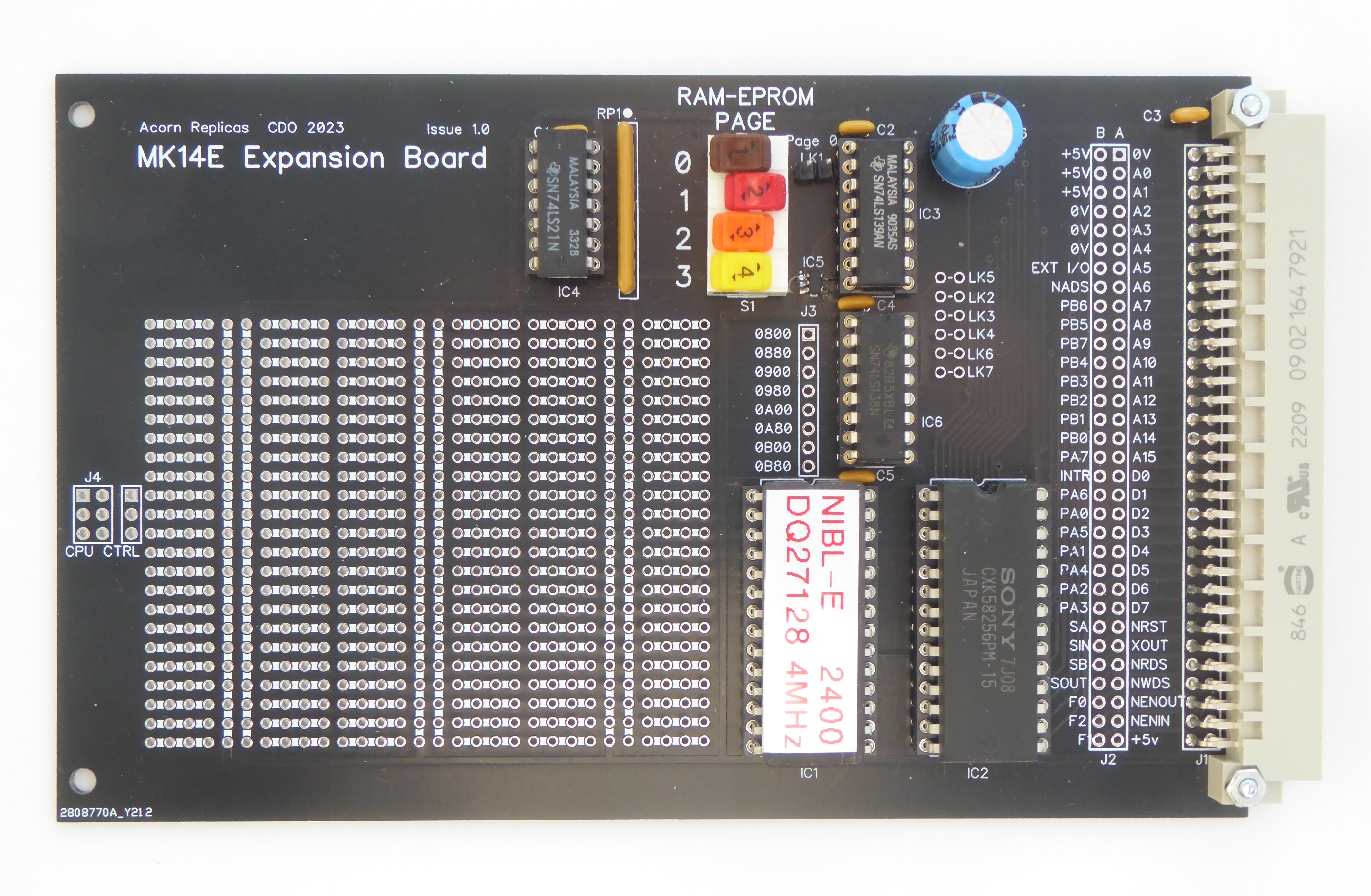 MK14E Expansion Board Issue 1.0