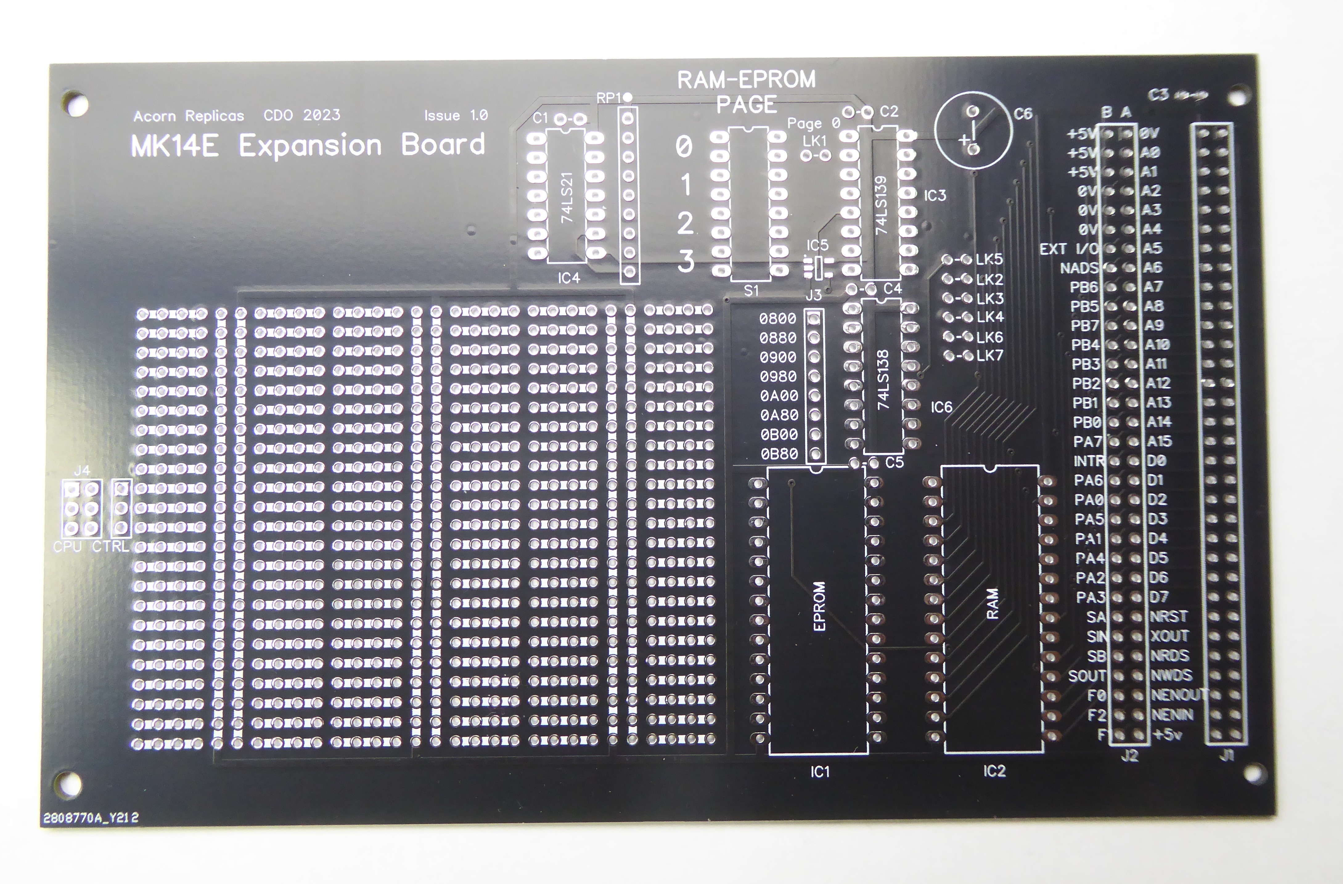 MK14E Expansion Board PCB Issue 1.0