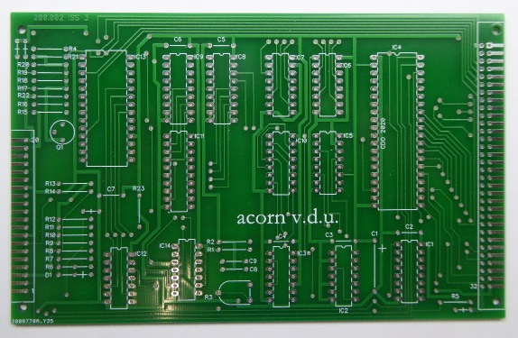 Replica 40x25 VDU (Teletext) Interface Board  PCB