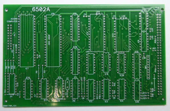 Replica 6502A CPU Board PCB