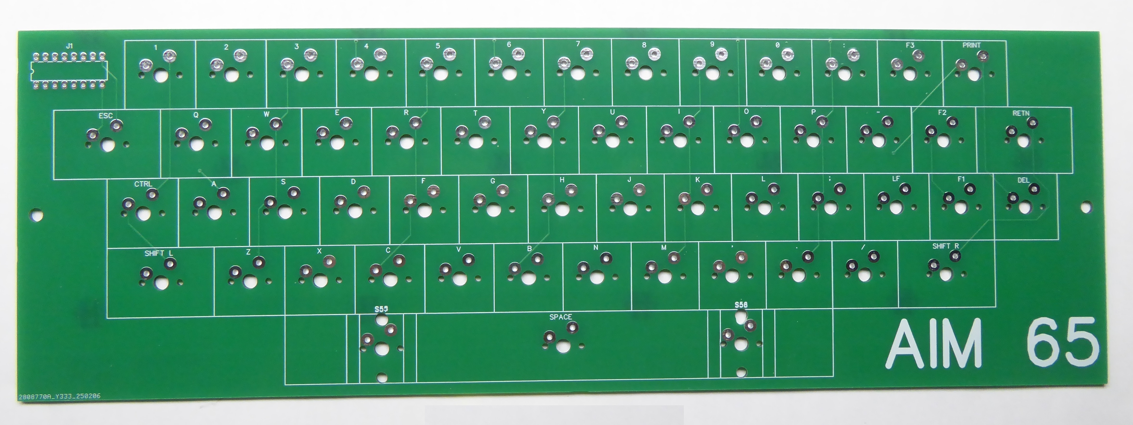 Replica AIM-65 Keyboard PCB