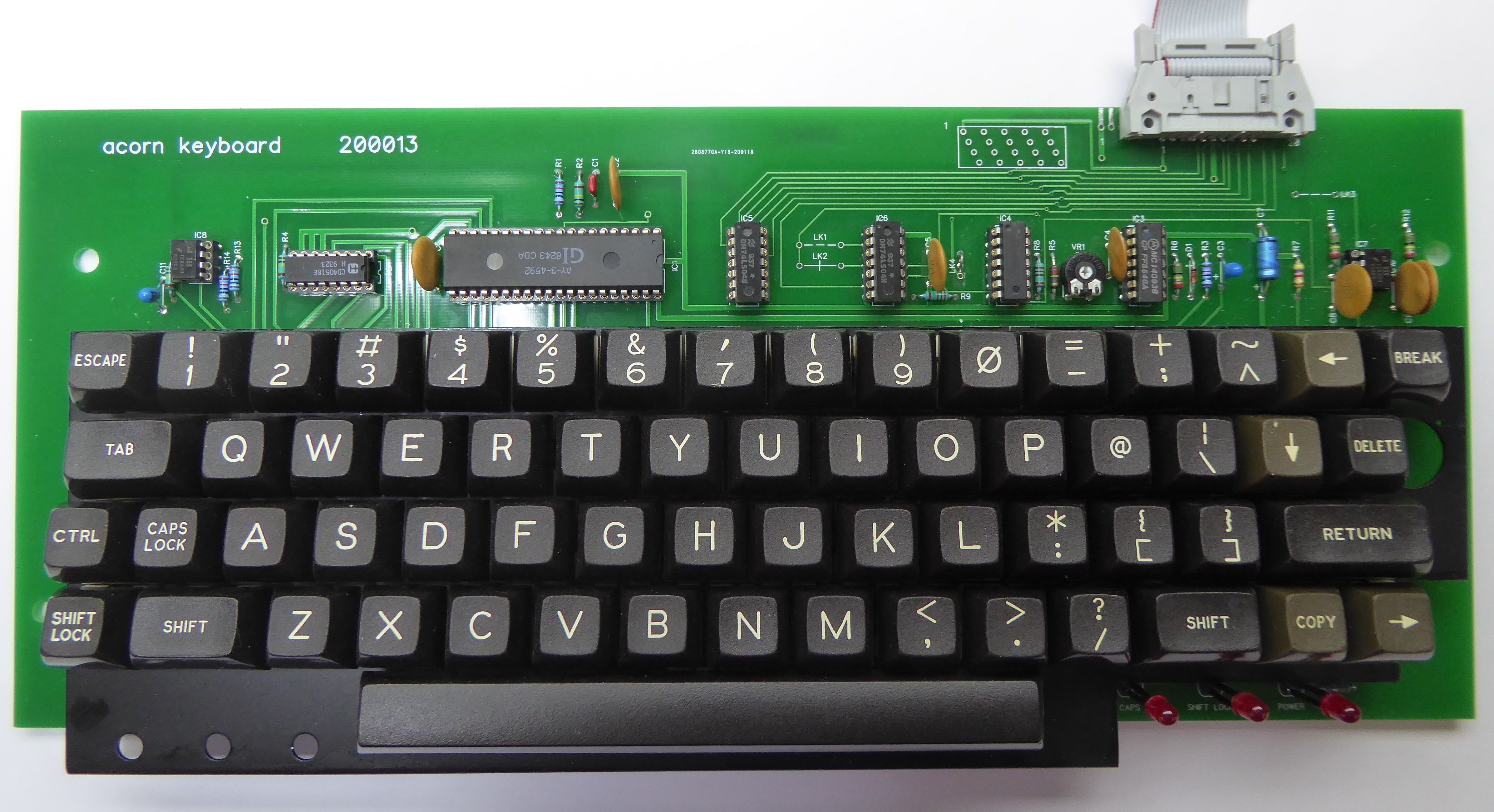 Replica ASCII Keyboard with Keycaps