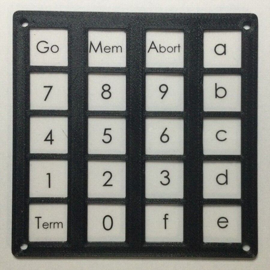 MK14 Keypad Overlay