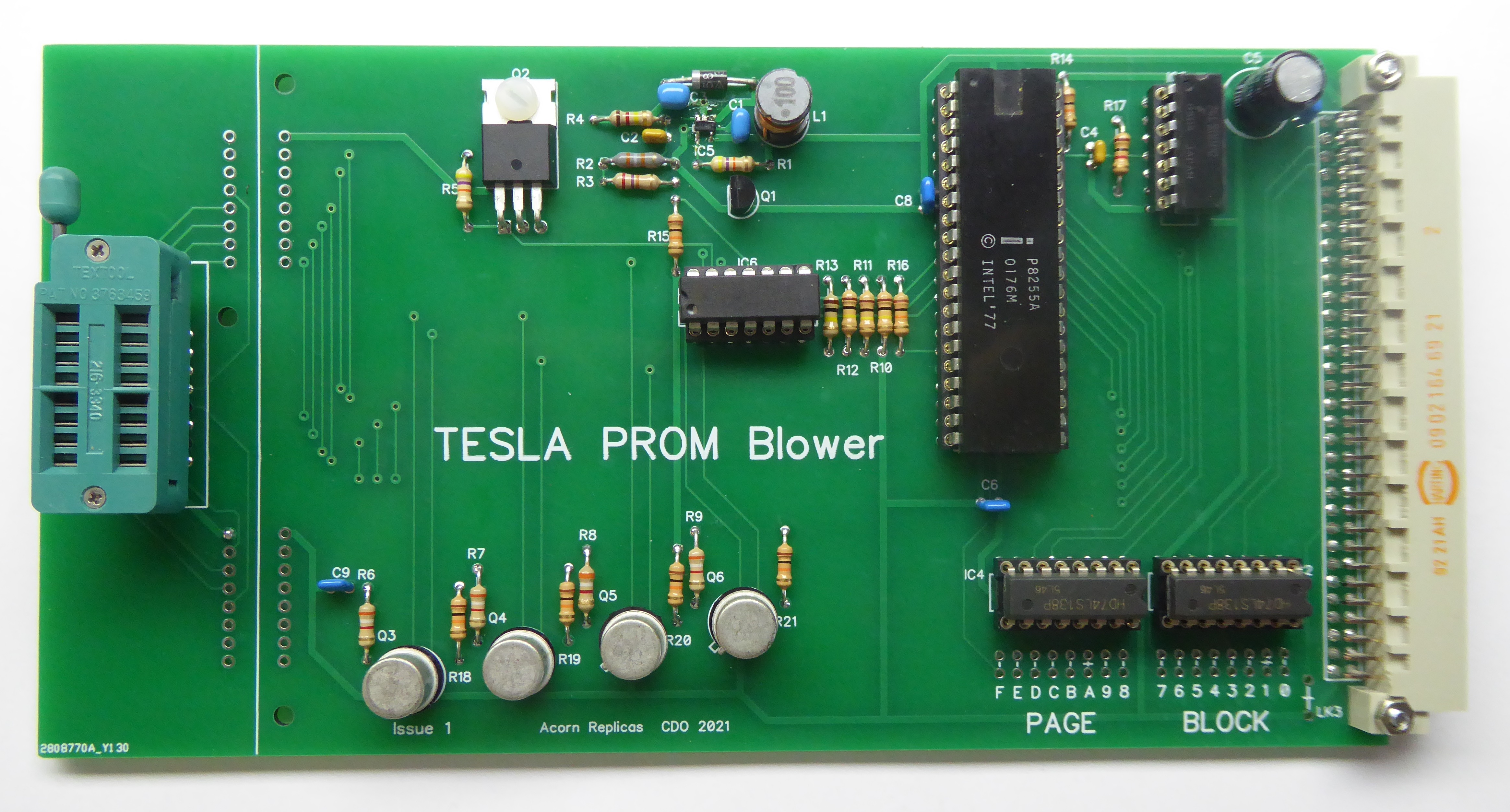 Tesla PROM Programmer Board